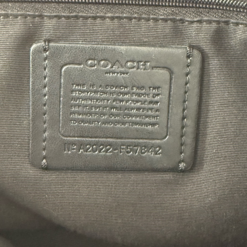 COACH Drawstring Carryall in Signature Canvas - Picture 9 of 9